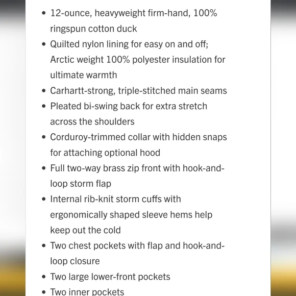 (Host pick)  Carhartt arctic jacket - Picture 16 of 16